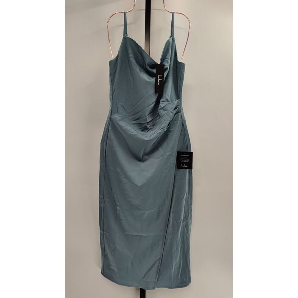 Lulu's Elegant Blue Dress